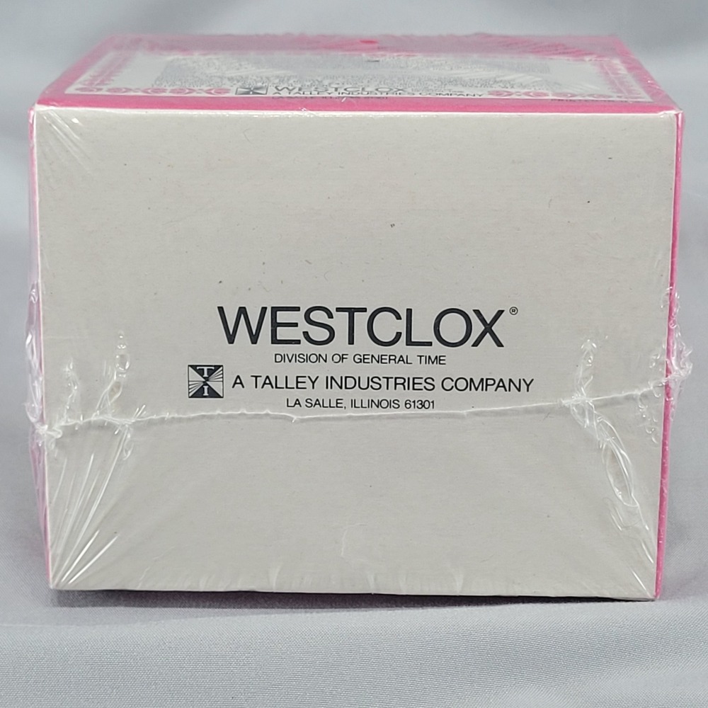 Westclox Bold II Electric Alarm Clock White 20291 New Old Stock Vtg Grandpa Core - Picture 5 of 7